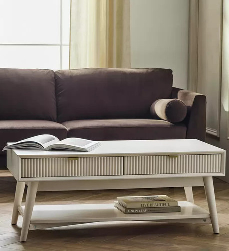 Roland coffee table cream - coffee, (b