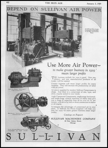 1929 sullivan machinery - sullivan,