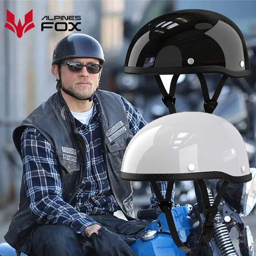 Retro half face motorcycle - half,