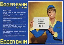 EGGER-BAHN 1966 CATALOGUE WITH ENGLISH, GERMAN, FRENCH DESCRIPTIONS