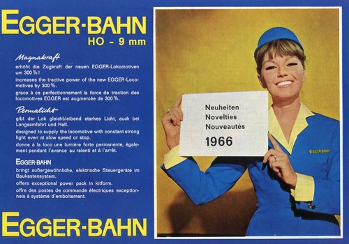 Egger bahn 1966 catalogue with - egger-bahn,