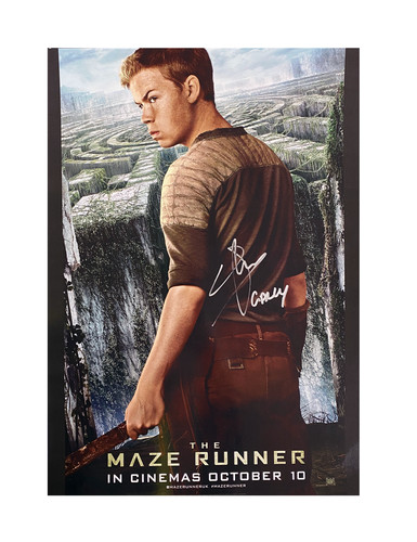 Maze runner poster signed - a3,