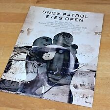 SNOW PATROL Eyes Open 2006 magazine page promo advert artwork rock