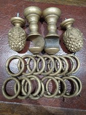 Gold Finials and rings