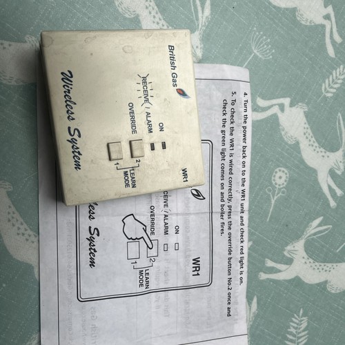 British gas wr1 wireless - wr1,