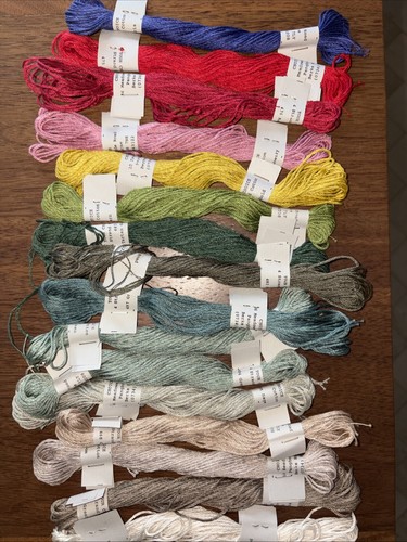 Set skeins of - set, stranded