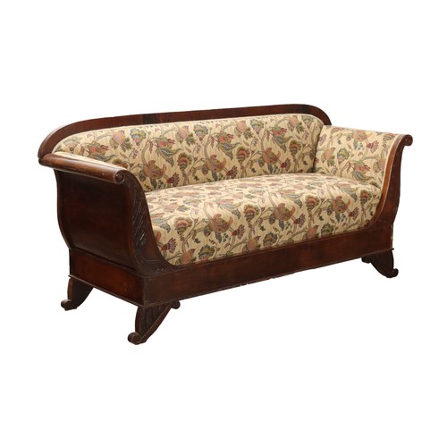 Antique sofa louis philippe - sofa,