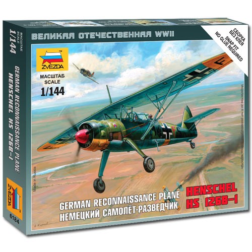Zvezda 6184 henschel 126b - 126b, wwii
