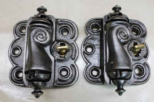Old screen door hinges - old,