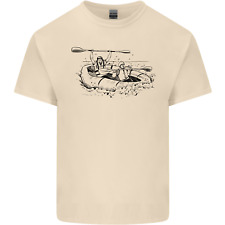 Dinghy Rapids White Water Rafting Whitewater Mens Light Cotton T-Shirt