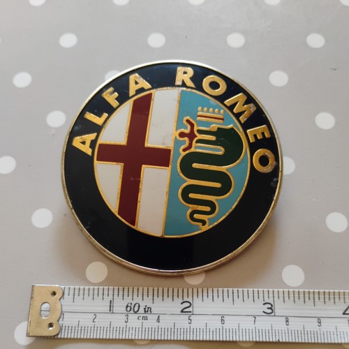 Alfa romeo front grille badge - romeo,