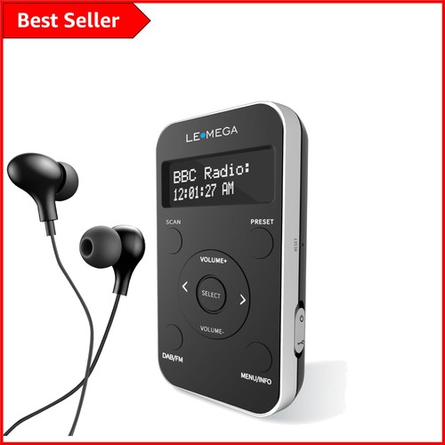 Pr1l pocket dab radio with - with, lcd