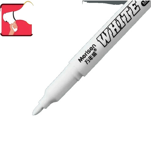 White permanent marker pens - marker,