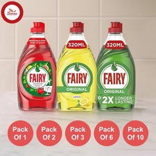 Fairy Original, Lemon & Pomegranate Washing Up Liquid 320ML