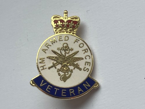 Armed forces veteran enamel - hm,