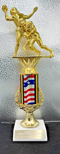 Football trophy engraving - trophy,