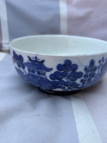 Doulton willow pattern dish - doulton,