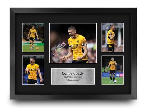 Conor coady signed - signed, a3