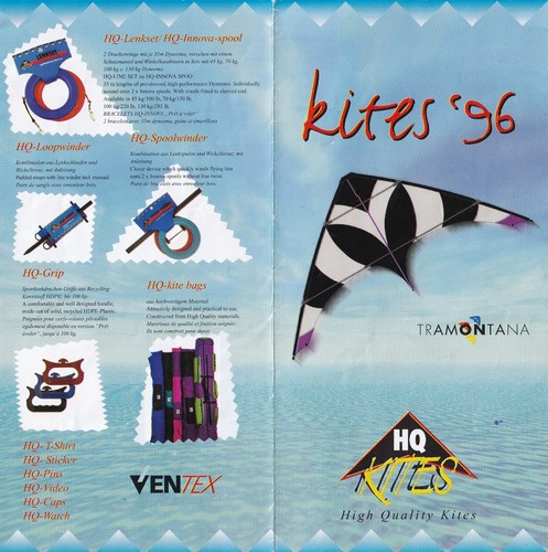 Brochure kites 96 - "kites, '96"