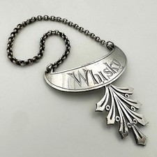 ANTIQUE WHISKY DECANTER LABEL