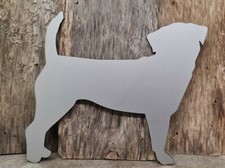 PUGGLE DOG Metal Sign Hand
