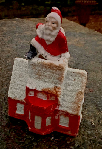 Rare antique bisque christmas - rare,