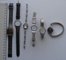 SIX LADIES WATCHES, SPARES OR