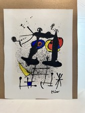 Joan Miro DERRIERE LE MIROIR