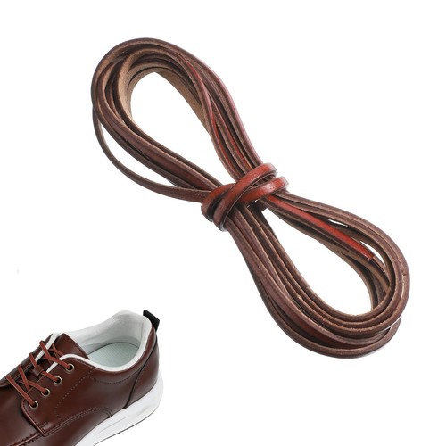 Leather boot lace shoelace - leather,