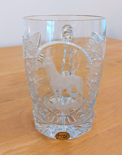 Varga crystal beer mug tankard - crystal,