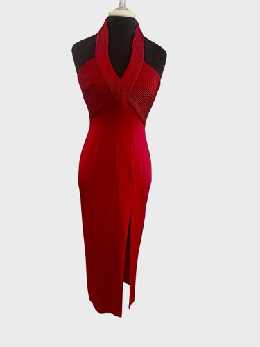 Tadashi shoji red - scuba, knit