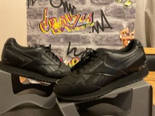 Reebok Classic Glide Ripple Mens Trainers ComfortRetro Sneakers Black UK 7 vgc?