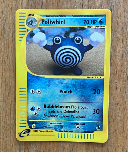 Pokémon tcg poliwhirl 165 - poliwhirl, 89/165