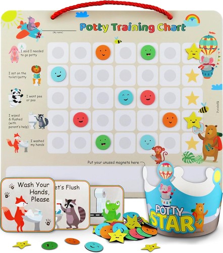 Potty training chart with - training,