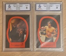 Vintage Topps Rocky II 2 Sticker 1979 Graded MGC 8 Rocky Balboa