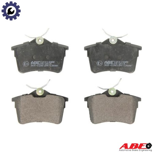 Brake pad set disc - disc,