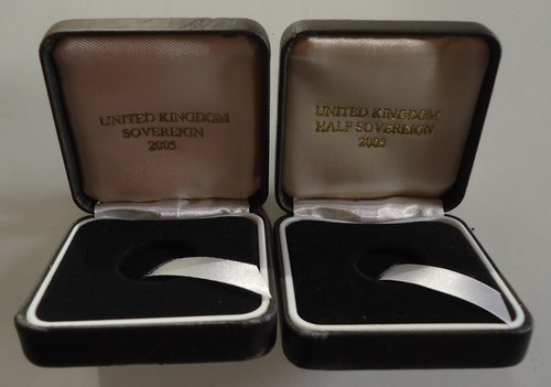 Empty coin case for 2005 - empty,