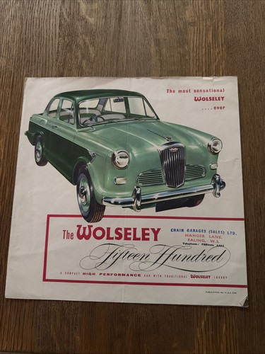 Wolseley fifteen hundred - fifteen, 1500