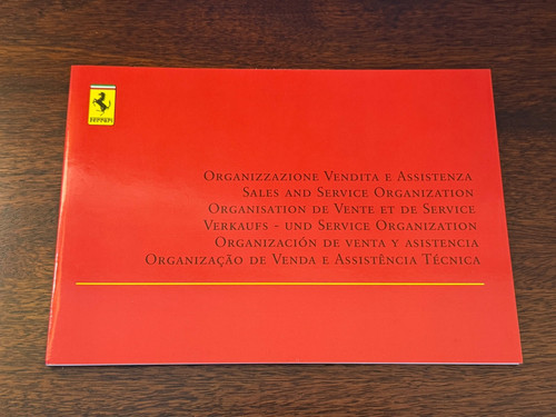 1999 ferrari sales service - ferrari,