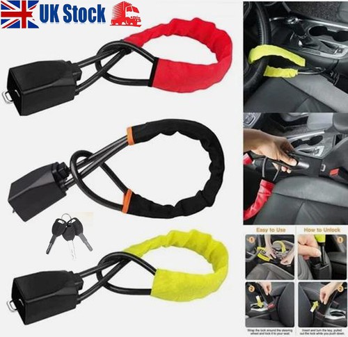 Seat belt lock steering - steering, wheel