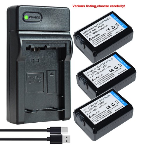 Fw50 battery charger for - or,