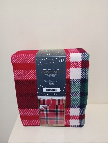 George home brushed cotton red - cotton,