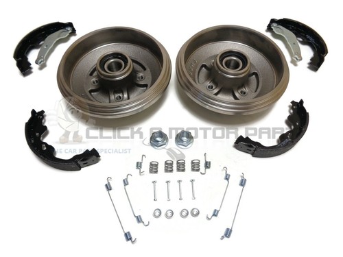 Rear brake drums - rear, fitted