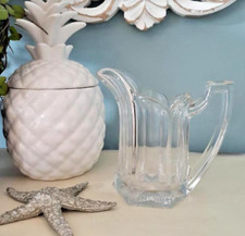 Vintage heavy glass Art Deco