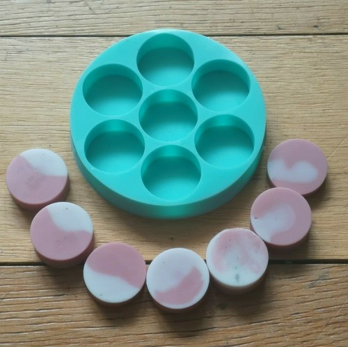 Plain disc wax melt silicone - plain,