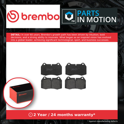 Brake pads set front p06018 - pads,