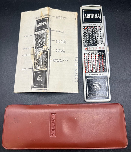 Vintage arithma addiator - vintage,