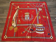 Red scarf military - red, drum