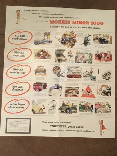 Morris minor 1000 saloon - morris,