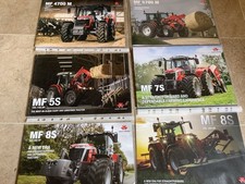 Massey Ferguson brochure job lot x 6 MF 5s, 7s, 8s and 4700, 5700 tractors